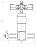 globe valve, DN5, PN250 