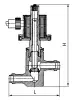 lift check valve, DN32, PN200 