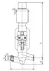 globe valve, DN65, PN235 
