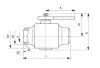 ball valve, DN50, PN80 