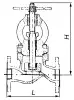 15с22нж-ХЛ globe valve, DN40, PN40 