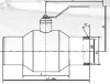 10с909пМ ball valve, DN300, PN16 