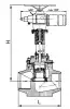 control valve, DN400, PN120 