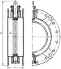 butterfly valve, DN1100, PN1 