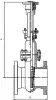 30с964нж cast gate valve, DN100, PN25 