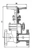 30с41нж cast gate valve, DN80, PN16 