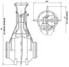 11лс373п1-ХЛ ball valve, DN500, PN80 