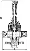 valve with 2-way steam outlet, DN200/250, PN250 