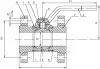 ball valve, DN32, PN80 