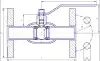 ball valve, DN50, PN40 