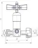 globe valve, DN5, PN250 