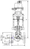 25с947нж singe-seat control valve, DN200, PN16 