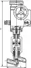 1с-11-31 globe valve, DN25, PN100 