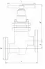 14нж17ст1 bellows globe valve, DN25, PN10 