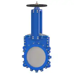 Bidirectional knife gate valve with demountable body with stainless-steel + molybdenum body and EPDM seat, DN250, PN10. PA530 series 