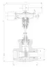 control valve, DN100, PN284 