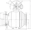 ball valve, DN300, PN40 