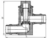 lift check valve, DN50, PN200 