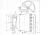 ball valve, DN150, PN40 