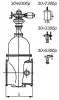 30ч530бр gate valve with non-rising stem, DN600, PN10 