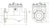 19с76нж check valve, DN50, PN16 