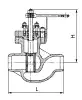 lever-operated control valve gland, DN80, PN100 