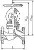 15с22нж globe valve, DN40, PN40 