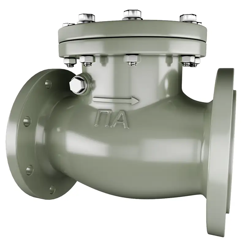 19с76нж check valve, DN100, PN25 