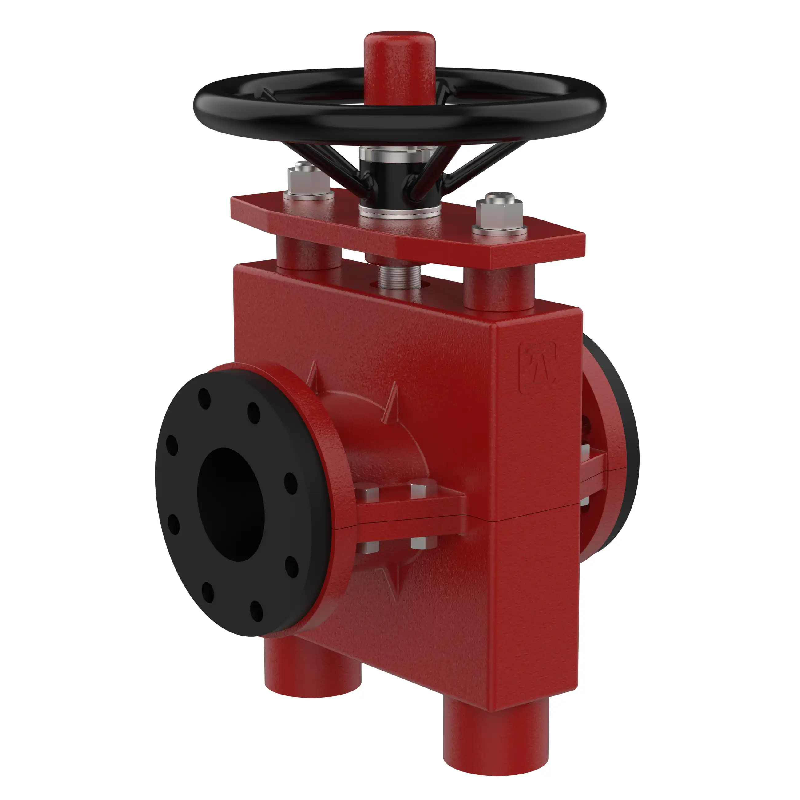 Reinforced pinch valve with ductile-iron body, DN80, PN10. PA820 series 